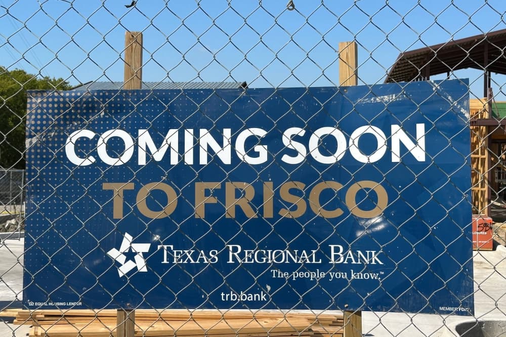 Texas Regional Bank to offer personal, business banking in Frisco