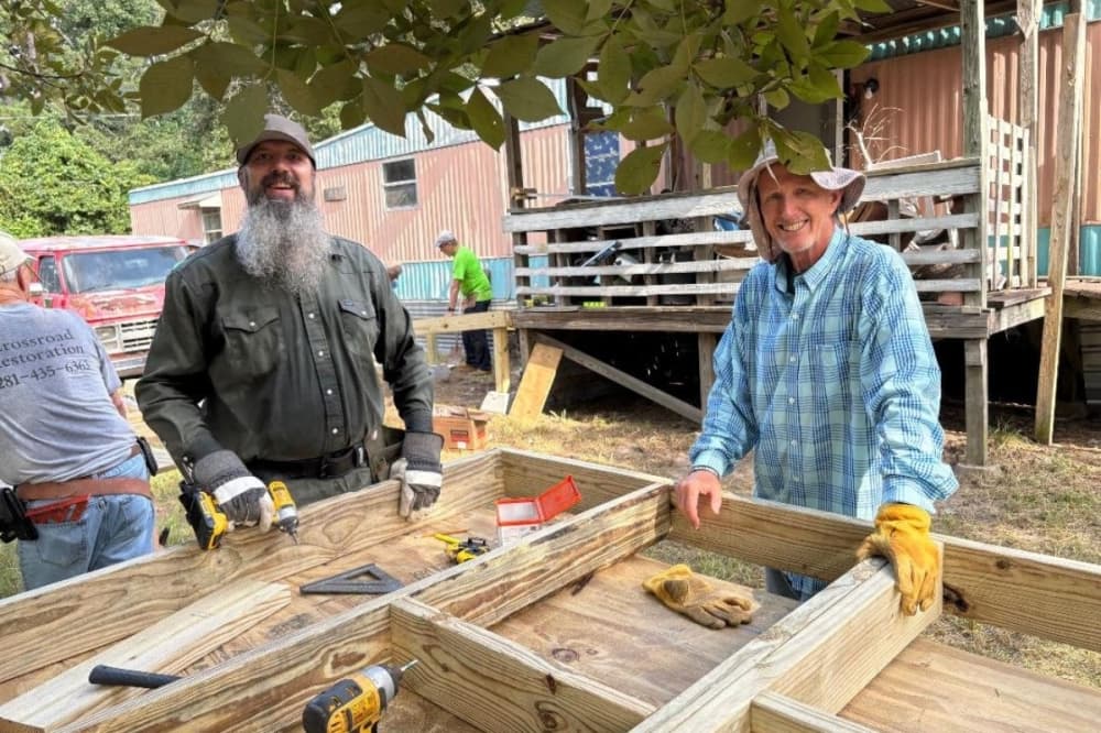 Over 3,500 volunteers have helped the nonprofit build ramps. (Courtesy Texas Ramp Project)