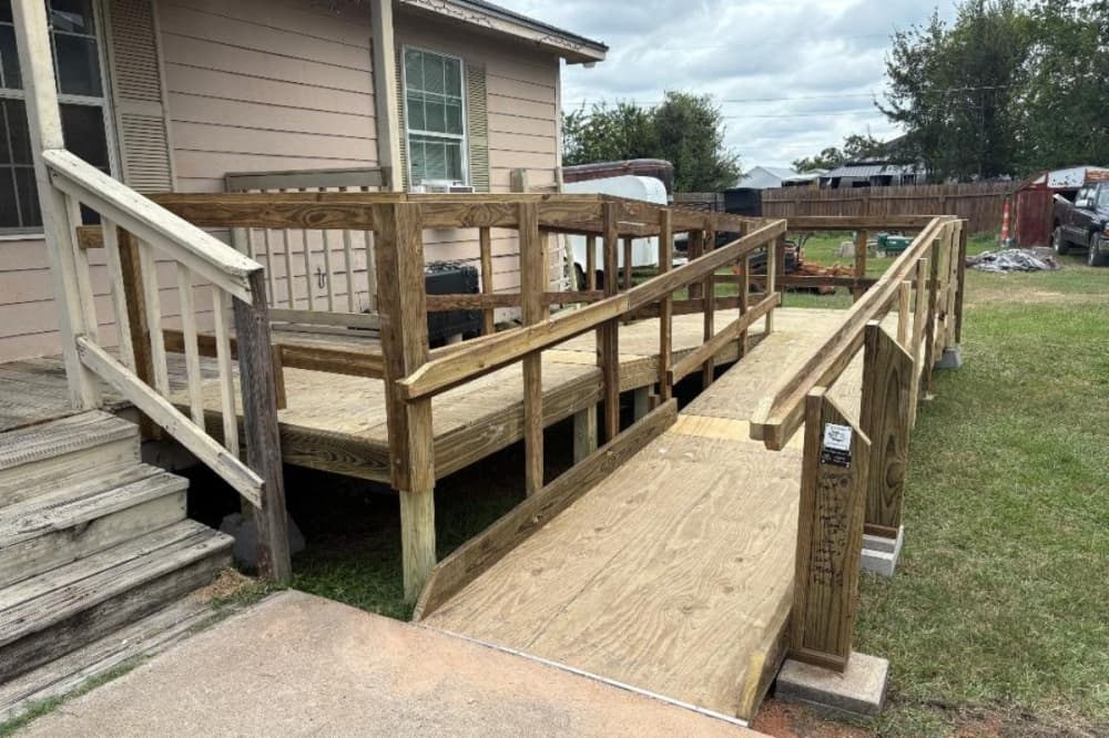 To get a ramp, recipients must be referred by a health care provider or qualified organization. (Courtesy Texas Ramp Project)