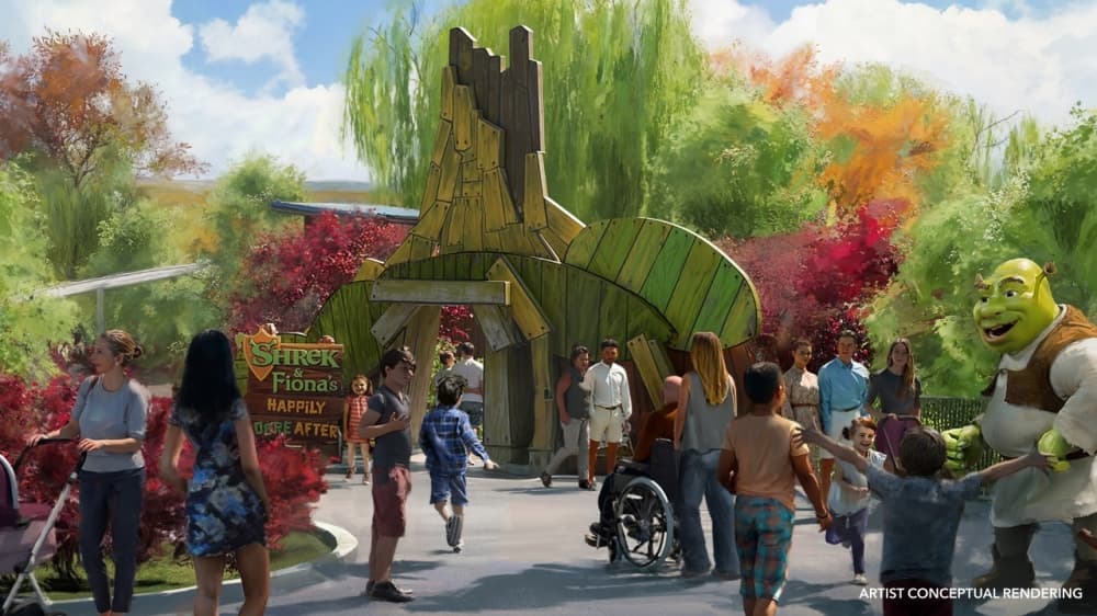 Visitors will be able to meet Shrek and Friends at his swamp. (courtesy Universal Destinations & Resorts)