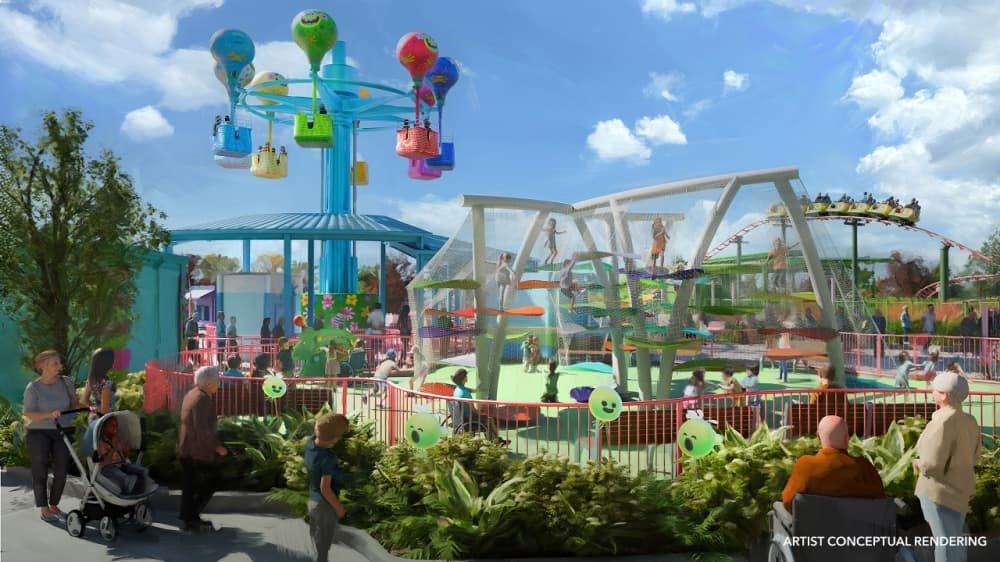 Park goers will also be able to meet Poppy, Branch and the rest of the Trolls gang in this section of the resort. (courtesy Universal Destinations & Resorts)