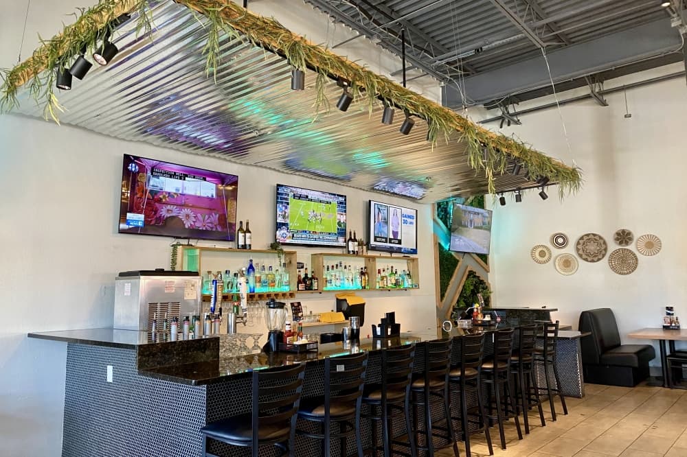 The resturant also has a full bar with cocktail offerings, margaritas, mexican martinis, and a selection of beer. (Katlynn Fox/Community Impact)