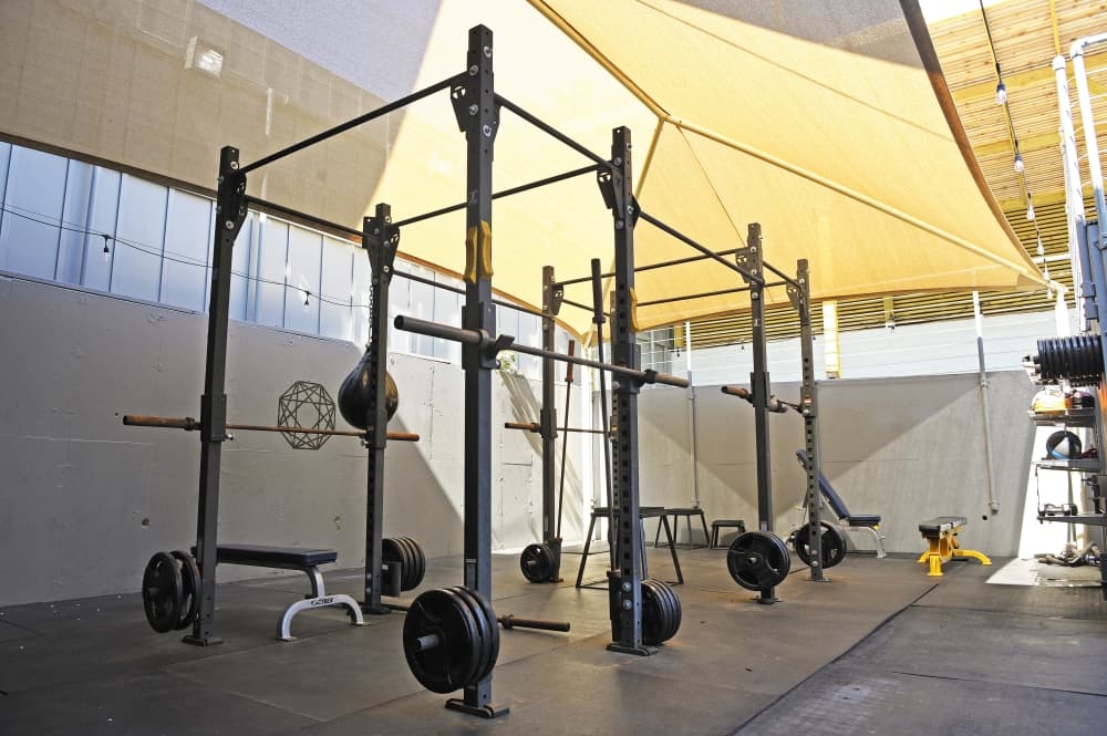 Castle Hill Fitness weight rack