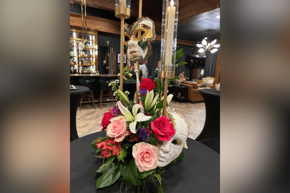 Private event setup at The Blue Lion in The Woodlands, TX — featuring elegant table settings, themed decorations, and gourmet catering for parties, weddings, and corporate gatherings.