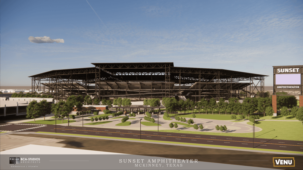 Sunset Amphitheater day rendering