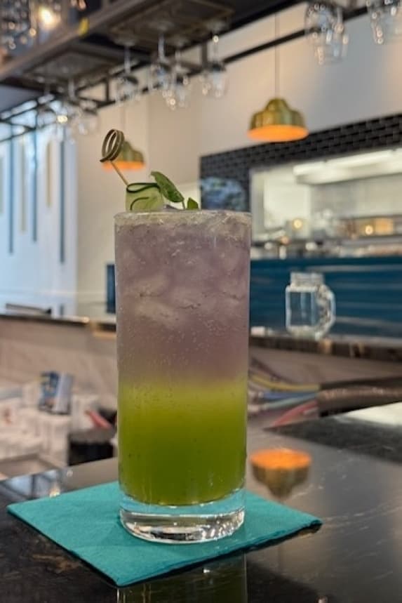 The Cucumber Basil News mocktail