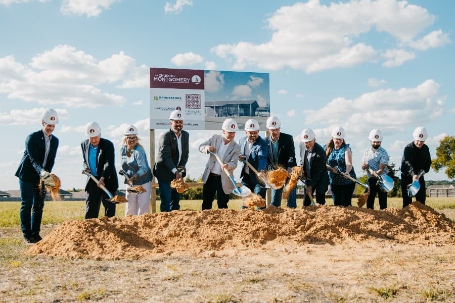 The Woodlands Methodist Church hosts groundbreaking events at new locations