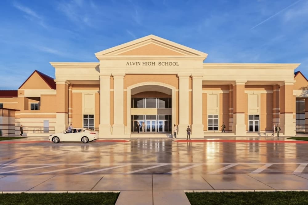 Alvin ISD reviews schematic design for Alvin High School renovation, expansion