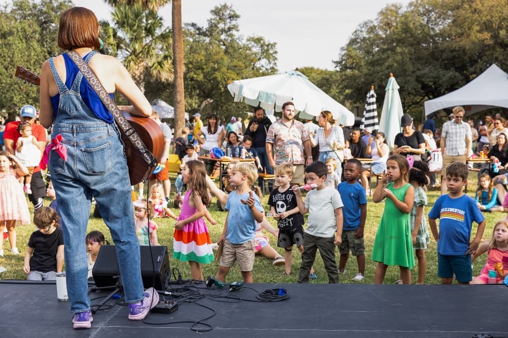 An image of a performance from the 2024 event. 