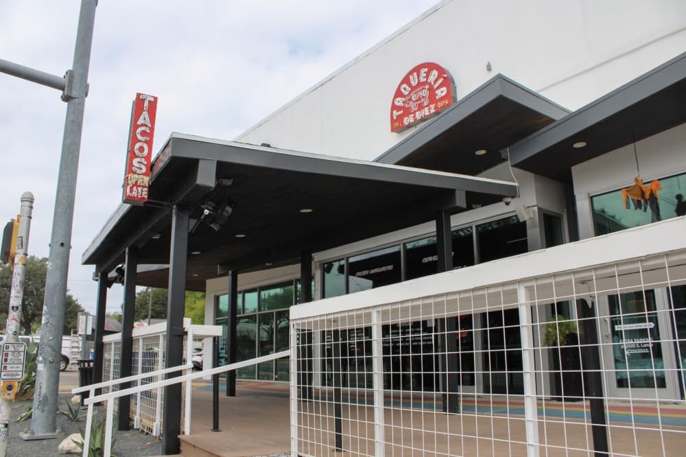 An image of the outside of the new location. 