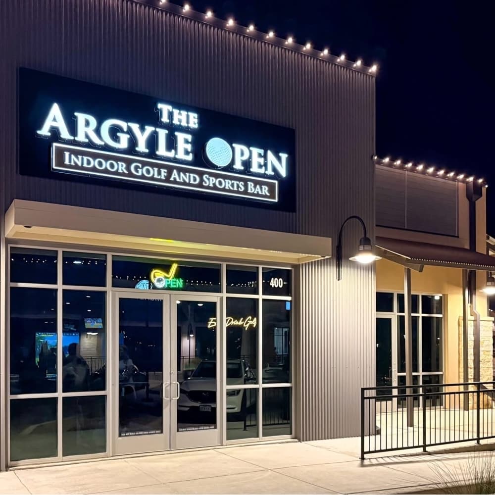 In addition to indoor sports simulators, The Argyle Open has a scratch kitchen.