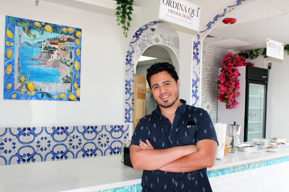 Alessio Arzola co-owns Tutto Italian Kitchen with his wife Sadia Grimaldi Arzola. (Karen Chaney/Community Impact)