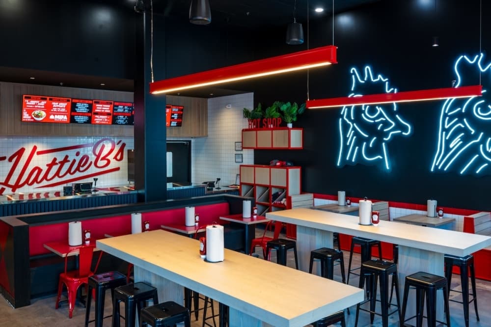 An image of the inside of the new location. 