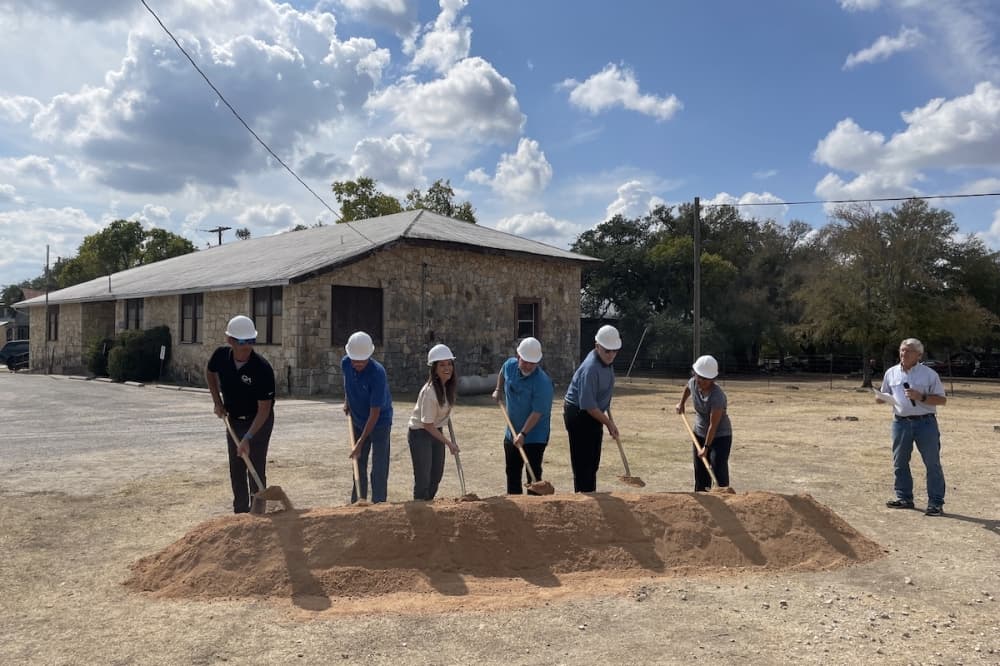 Dripping Springs officials break ground on Stephenson Building