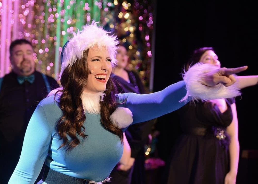 Stageworks' Holiday Follies performance incorporates audience participation for a fun evening at the theatre. (Courtesy Stageworks Theatre)