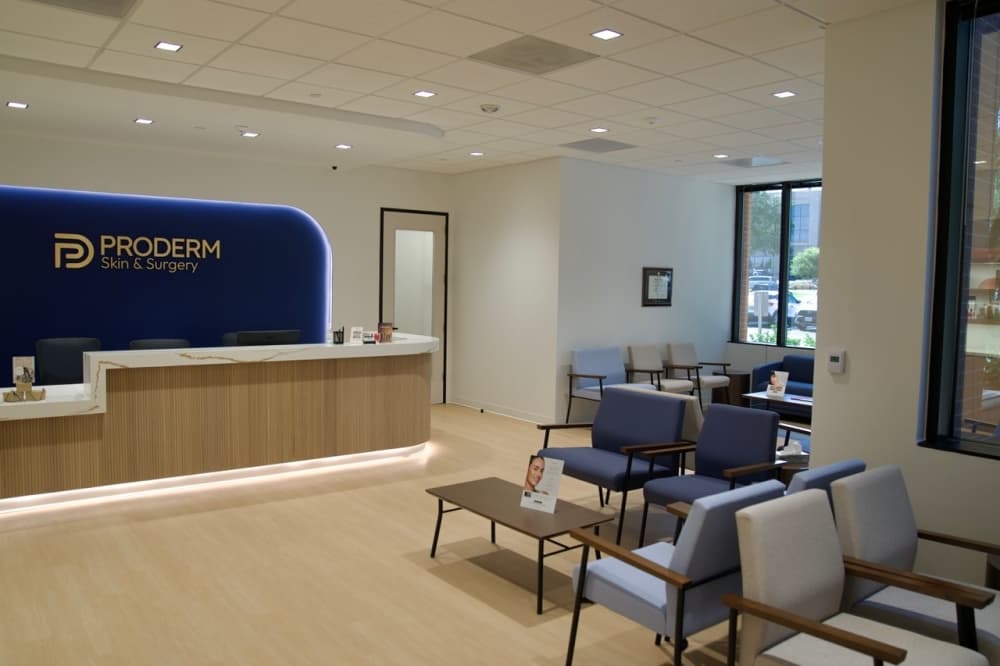 Waiting room at dermatologist