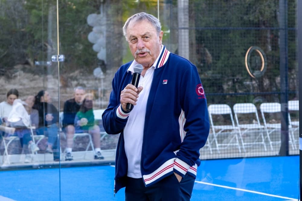 John Newcombe Country Club has cut the ribbon on an expansion of its facilities, opening new adult padel programming. (Ethan Thomas/Community Impact)