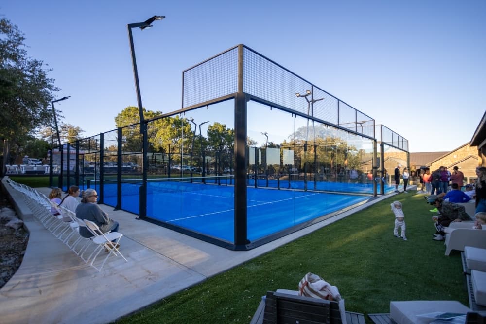 John Newcombe Country Club's newest padel ball courts opened to the public Oct. 29.