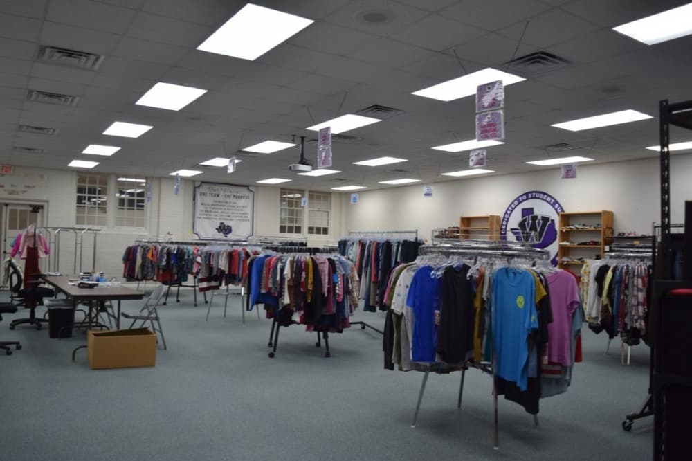 Willis ISD's resource center, named the Wildkat Resource Center, opened during the 2020-21 school year. (Courtesy Willis ISD)