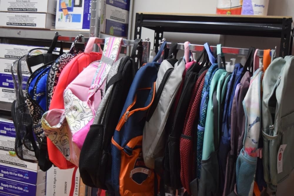 The Wildkat Resource Centers sees around 80 visits per month for clothing assistance and around 300 visits per month for food assistance. (Courtesy Willis ISD)