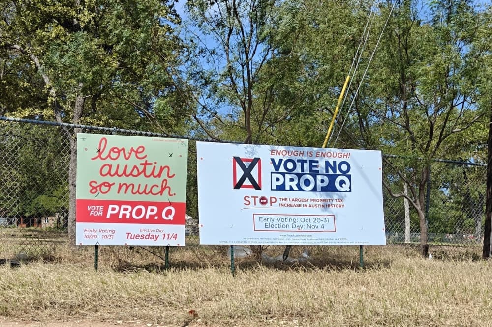 Austinites reject Proposition Q tax hike