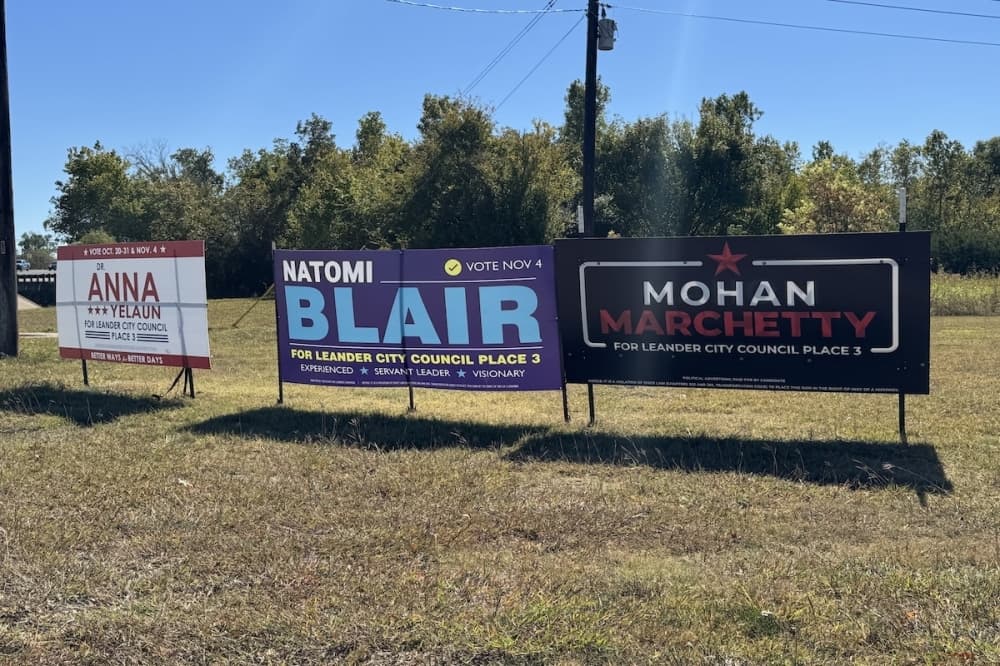 Blair and Yelaun heading for runoff election for Leander City Council seat