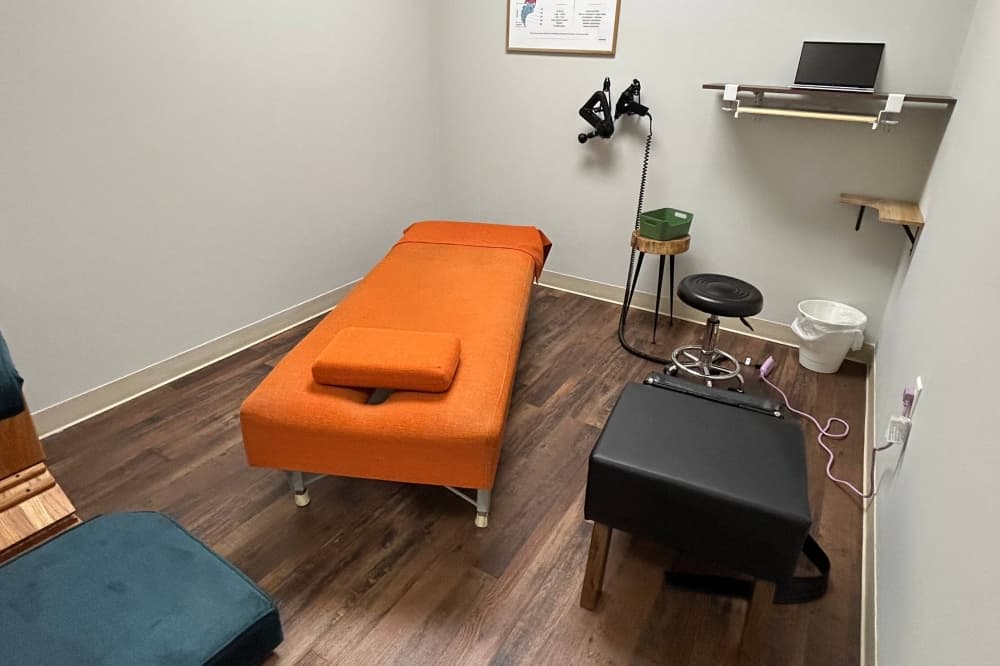 Medical exam room.