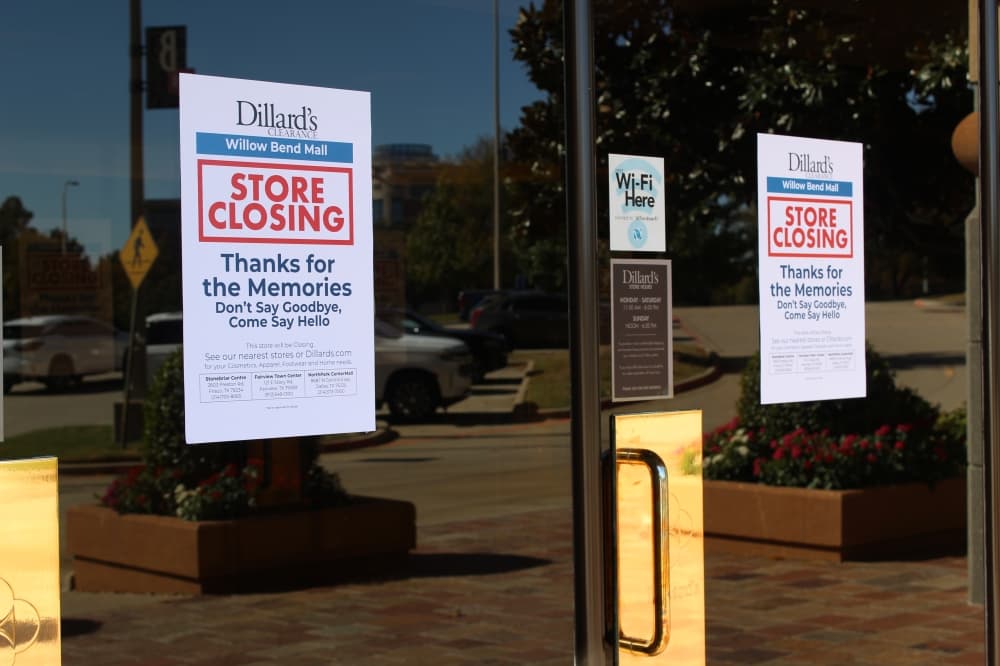 Dillard's at The Shops at Willow Bend is located at 2501 Dallas Parkway in Plano. (Jacquelyn Burrer/Community Impact)