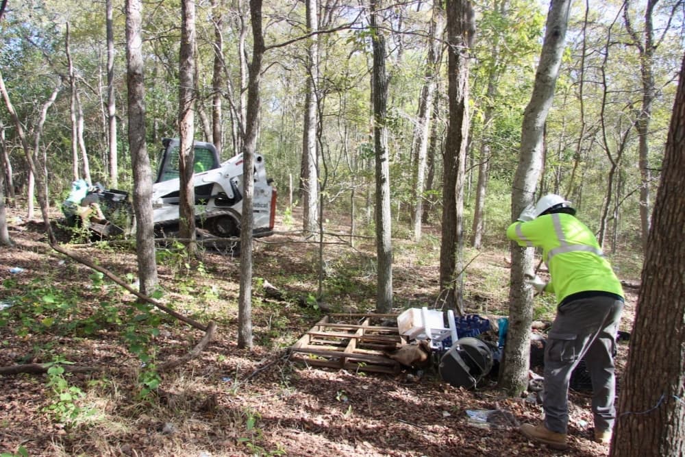 encampment cleanup