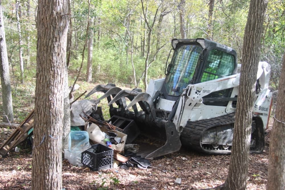 encampment cleanup