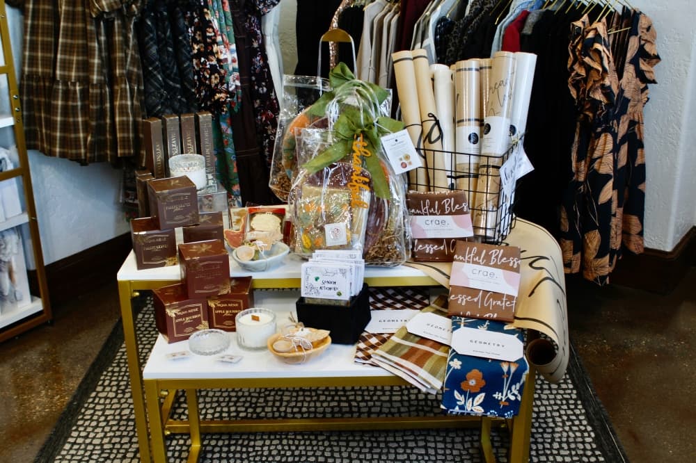 A selection of gifts
