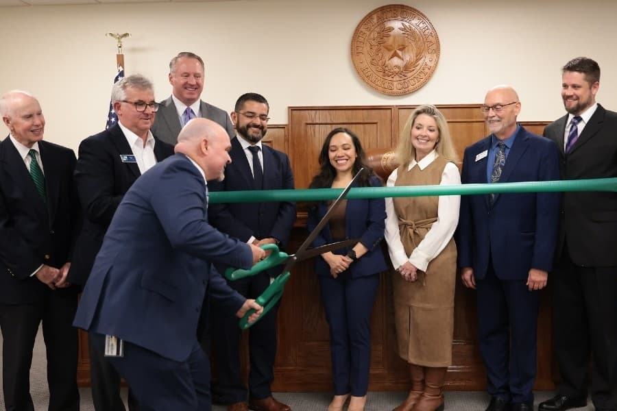 Lone Star College-University Park celebrates new courtroom with ribbon-cutting event