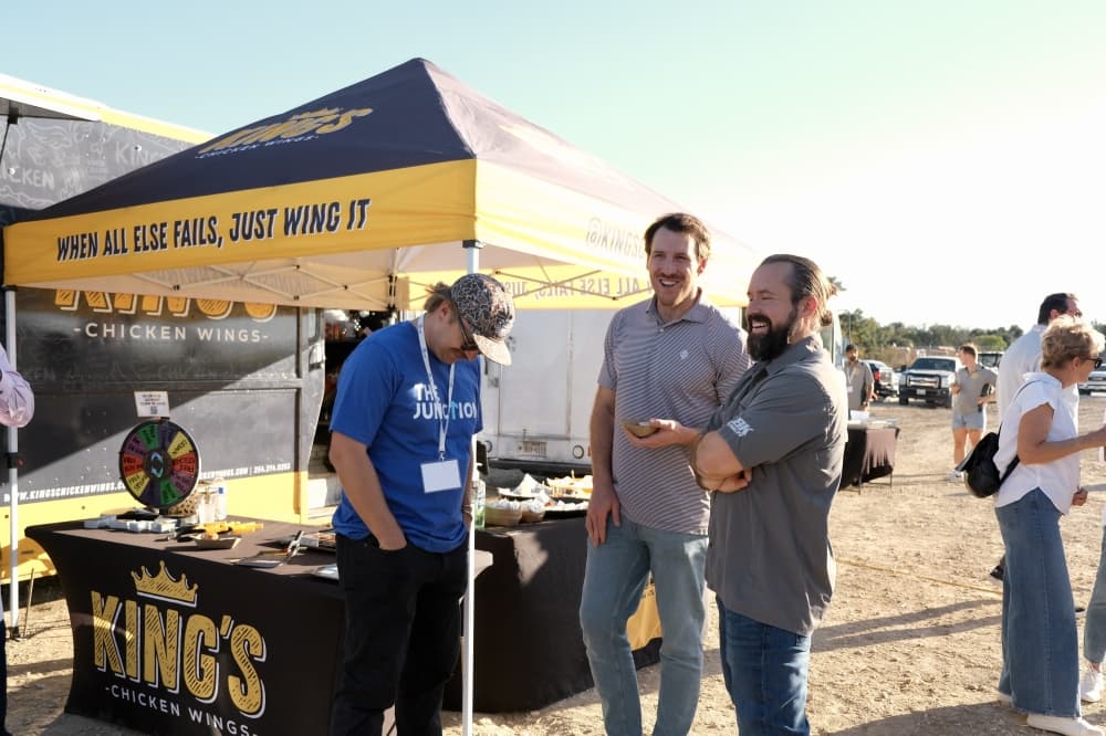 Food vendor King's Chicken Wings will establish its first location outside of Waco at The Junction. (Gracie Warhurst/Community Impact)