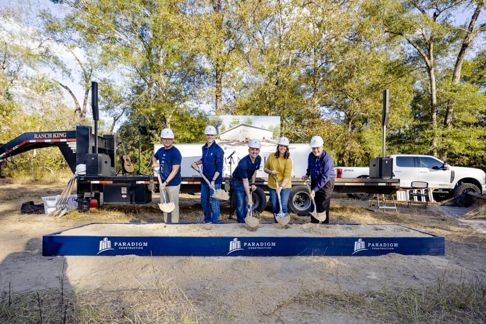Emmanuel Baptist Church broke ground Nov. 16 on its new permanent campus in New Caney, church officials announced in a Nov. 13 news release. (Courtesy Juan DeLeon/Paradigm Construction)