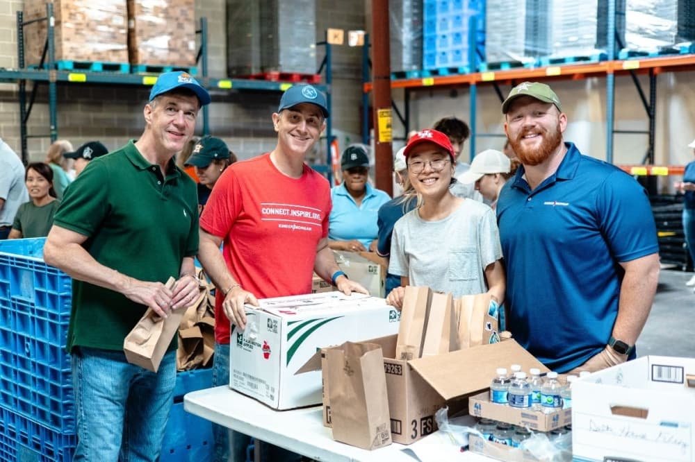 Volunteers at Kids' Meals can make sandwiches, prepare snacks, compile lunch bags and sort food donations, among other activities. (Courtesy Kids' Meals)