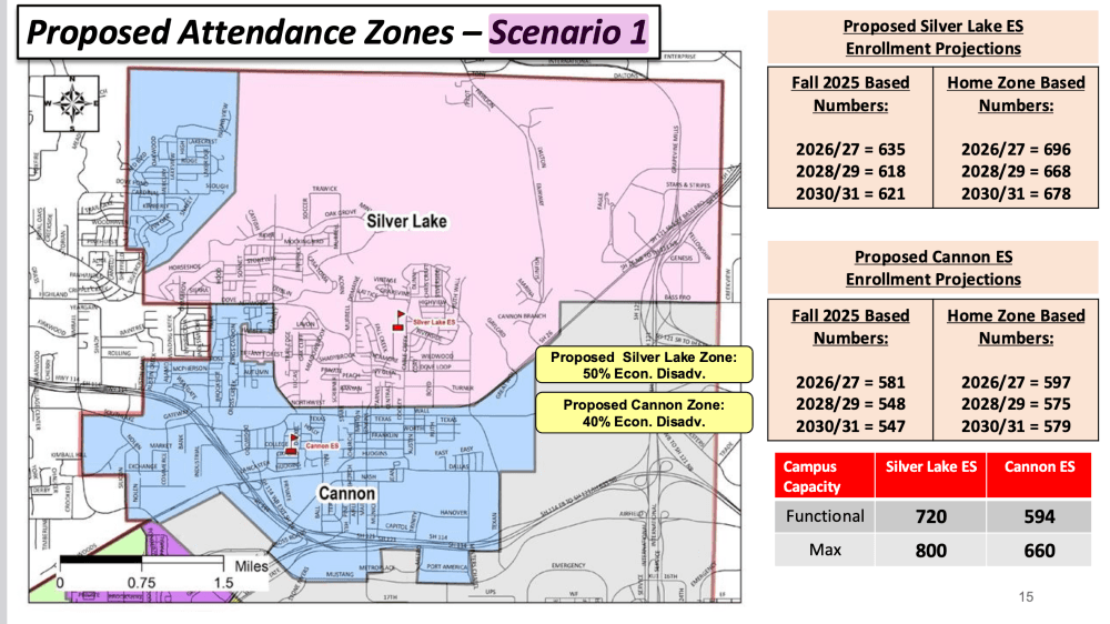 GCISD attendance zone map