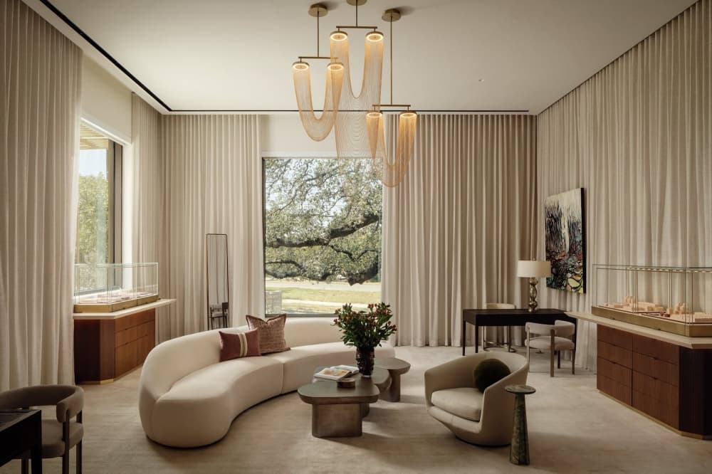 An image of the inside of the bridal suite. 