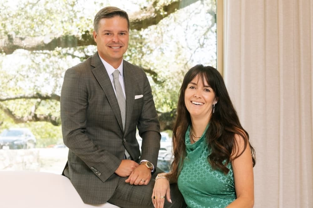 An image of the two owners of the business. 