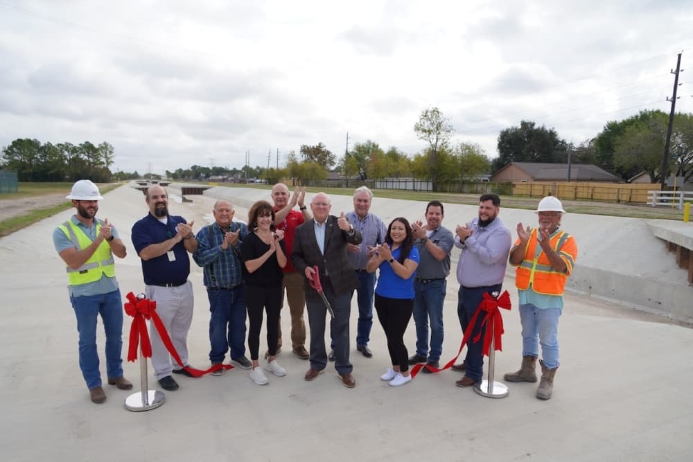 White Oak Bayou channel upgrades boost storm protection for Cypress-area homes