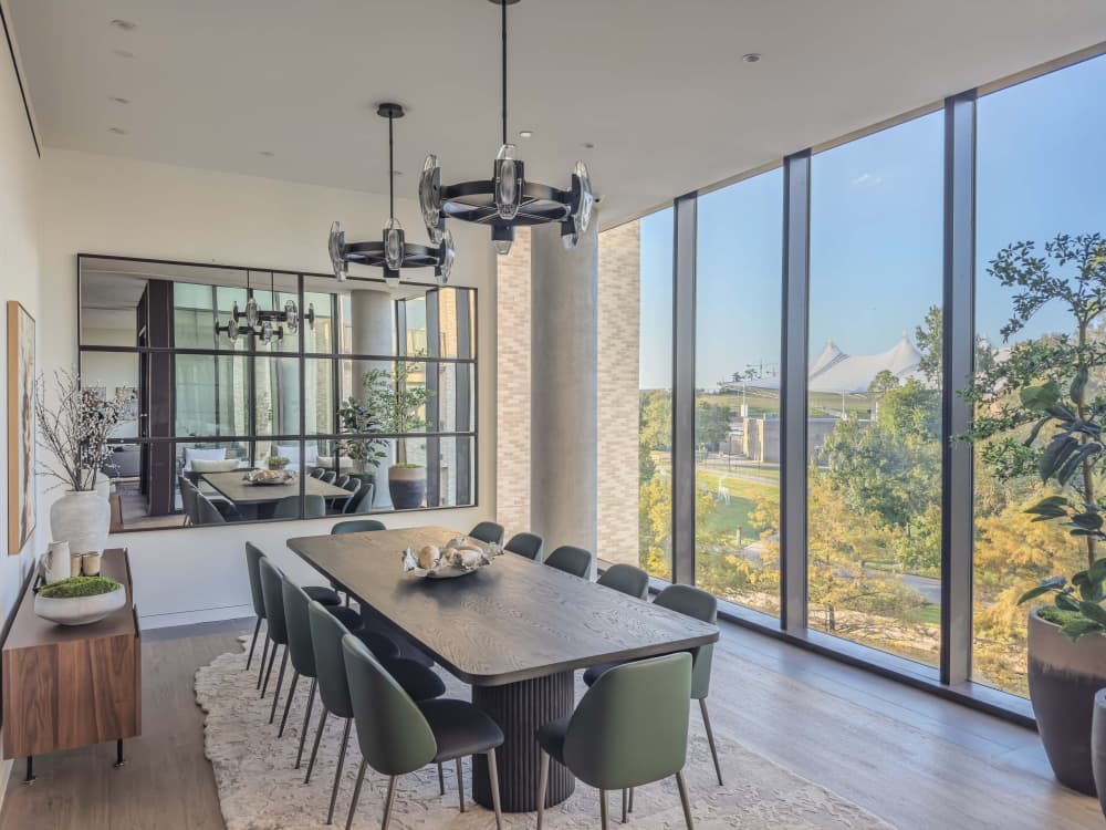 lounge with table and chairs