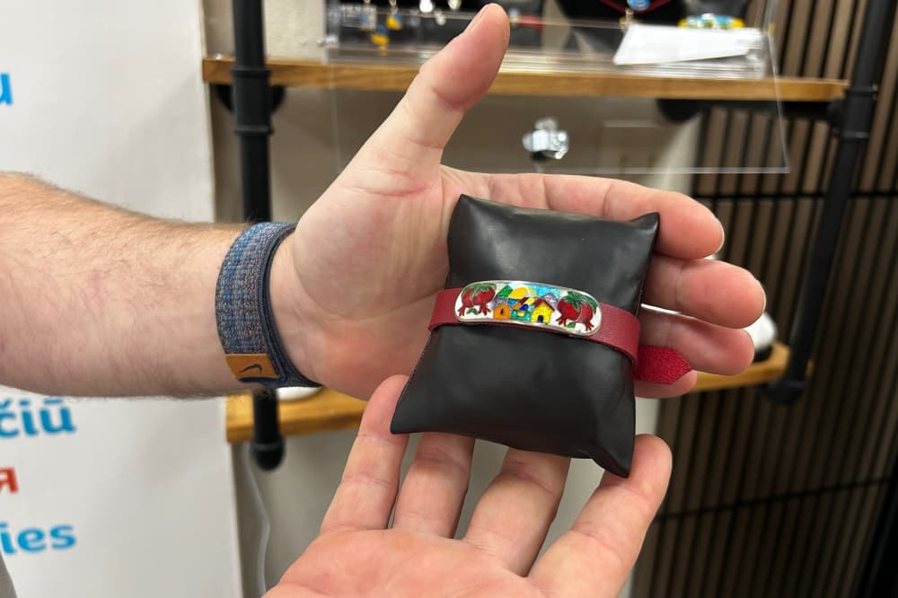 Among the items available at Qvevri is handmade jewelry. (Brooke Sjoberg/Community Impact)