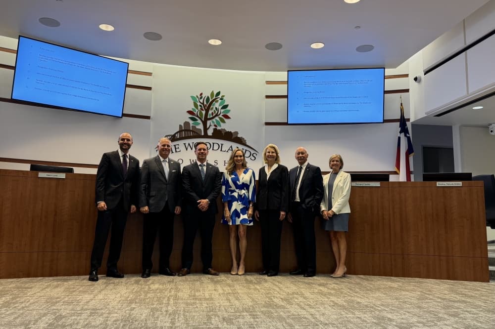 The Woodlands Township board swears in 3 members, adopts event center fees