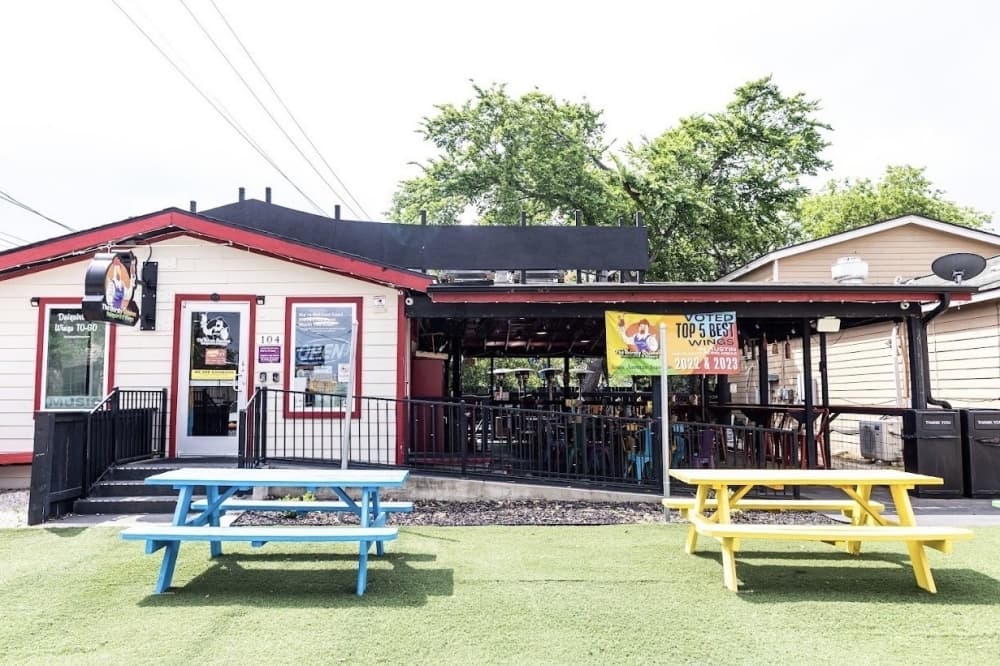 Thirsty Chicken hosts watch parties for shows and sports. They play every kind of sport on the outdoor patio, general manager Cliff Lott said. (Courtesy Thirsty Chicken) 