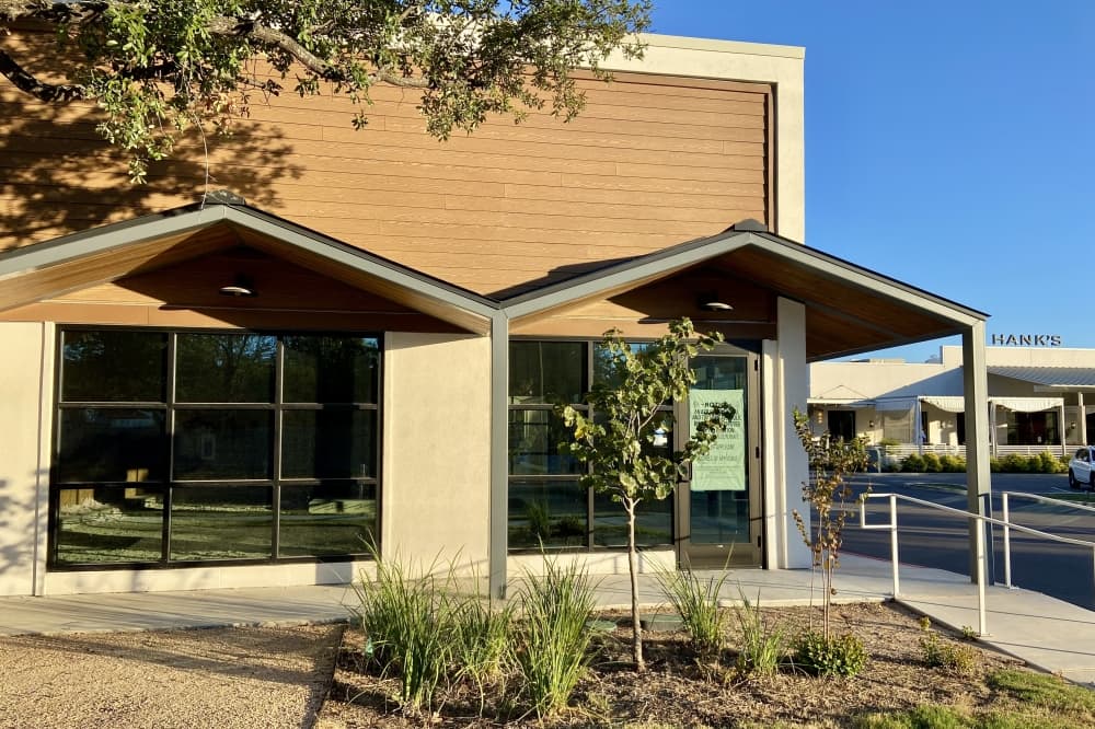 An image of the outside of the location. 