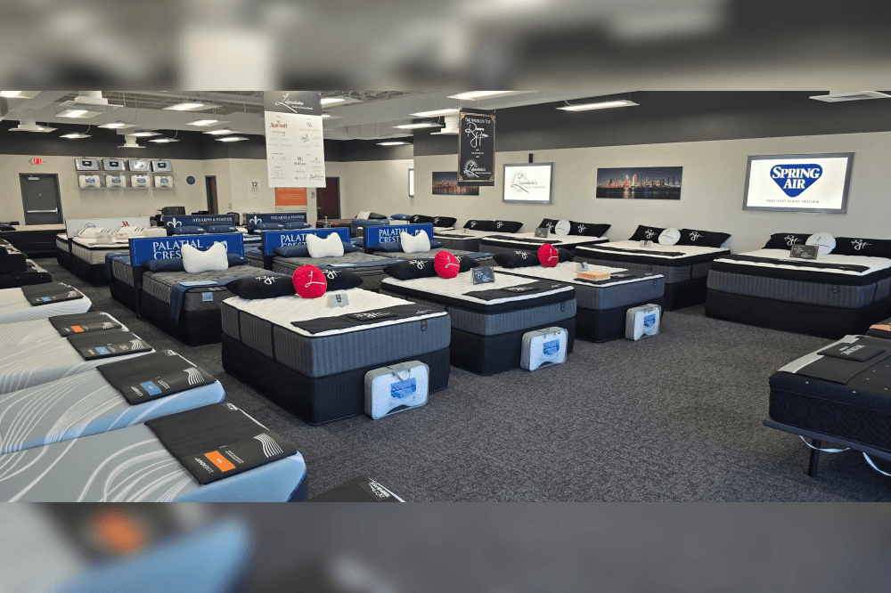 Mattress selection at Pflugerville mattress store
