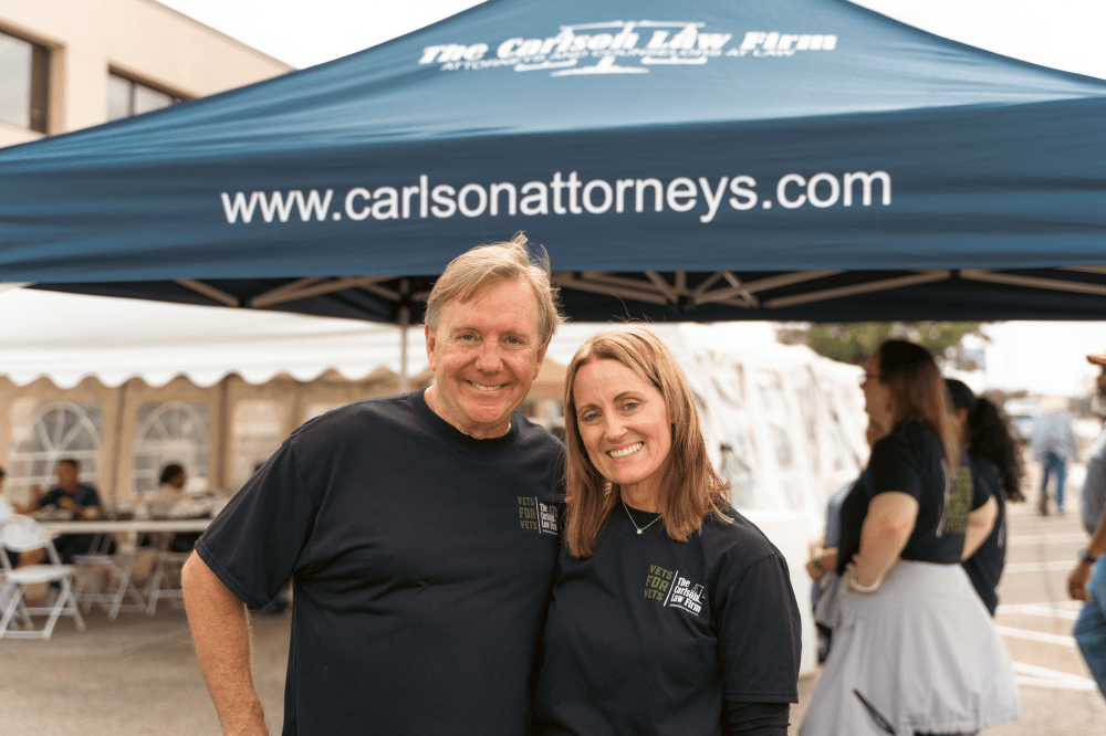 People at veteran community event in Austin