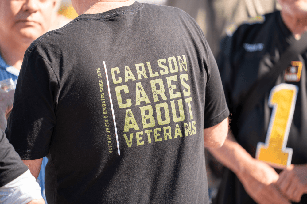 People at veteran community event in Austin