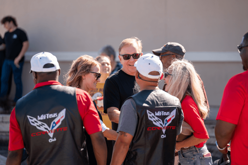 People at veteran community event in Austin