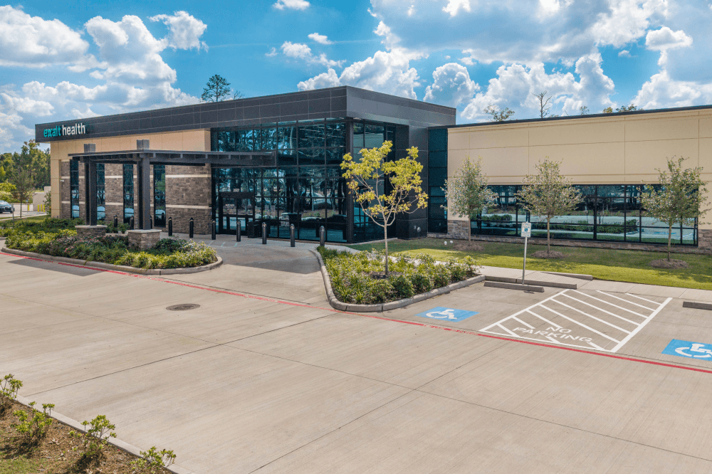 Patients engaged in personalized physical, occupational, and speech therapy at Exalt Health Rehabilitation Hospital in Conroe, Montgomery County, designed to improve mobility, independence, and recovery outcomes.