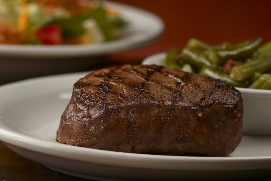 An image of a steak. 